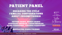 Patient Panel - Breaking the Cycle Familial Conversations About Endometriosis - Diana Falzone