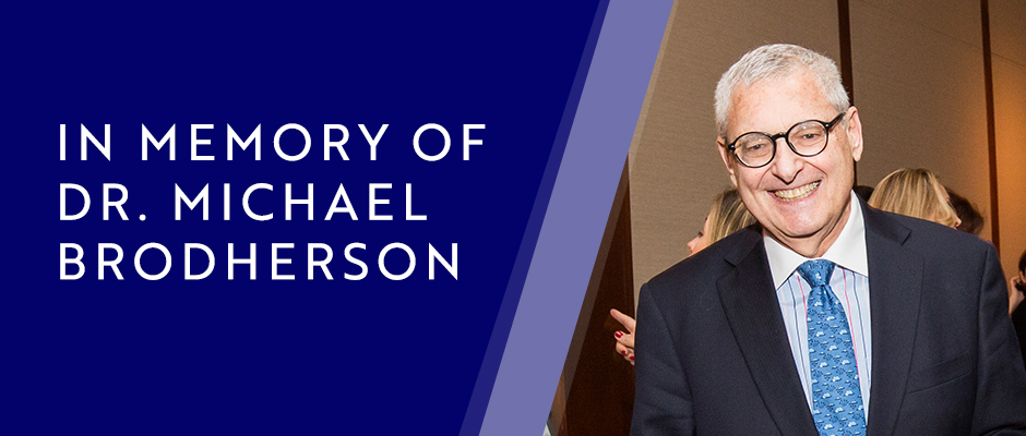 In Memory of Dr. Michael Brodherson